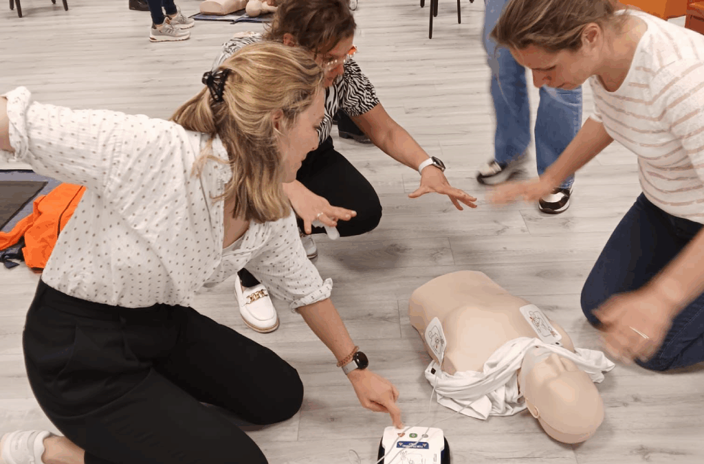 Reanimatie cursus gevolgd